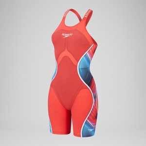Combinaison partielle à dos fermé - Fastskin LZR Pure Intent 2.0 pour Femmes Bleu/Rouge