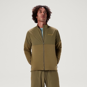 SingleTrack-Thermojacke für Herren - Tweedgrün - 3XL