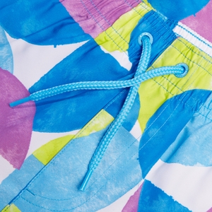 Men's Digital Printed Leisure 16" Swim Shorts Blue