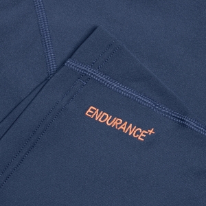 Haut rashguard à manches courtes imprimé pour Femmes Bleu épicéa