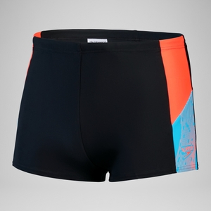 Herren Dive Aquashorts Schwarz/Rot