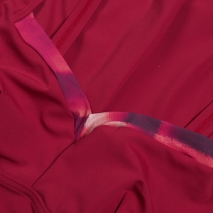 Damen LunaElustre Shaping-Badeanzug mit Print Rot/Lila