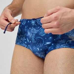 Men's Club Training 13.5cm Allover Brief Blue