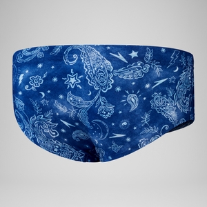 Men's Club Training 13.5cm Allover Brief Blue