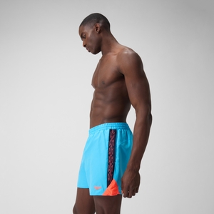 Men's HyperBoom Splice 16" Swim Shorts Blue/Red