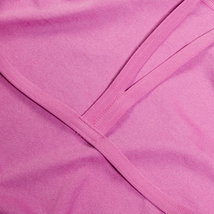 Damen Badeanzug mit V-Rücken und digitalem Allover-Print Pink/Gelb