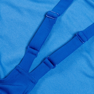 Maillot de bain dos en V End+ (plus long) pour Femmes Bleu cobalt profond