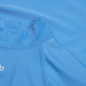 T-shirt rashguard à manches courtes pour Femmes Bleu de Sèvres