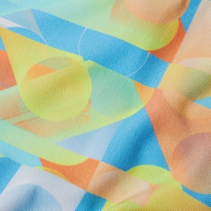 Slip de bain garçon - Digital Allover 6,5cm pour Garçons Bleu picton/Bleu frappant