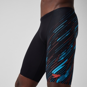 Jammer Hyperboom coupe en V pour Hommes Noir/Bleu picton/Rouge sirène