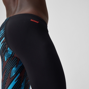 Jammer Hyperboom coupe en V pour Hommes Noir/Bleu picton/Rouge sirène