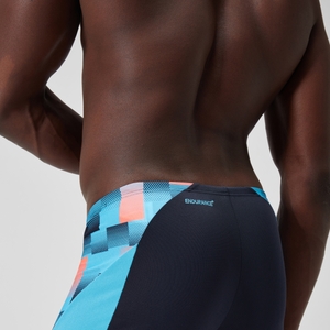 Herren END+ MAX Aquashorts mit Passe Marineblau/Blau