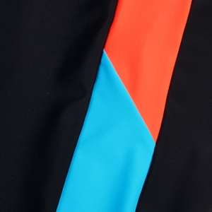 Jammer Hommes Dive pour Hommes Noir/Rouge sirène/Bleu picton