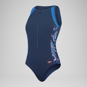 Maillot de bain à empiècements Hydrasuit pour Femmes Bleu épicéa