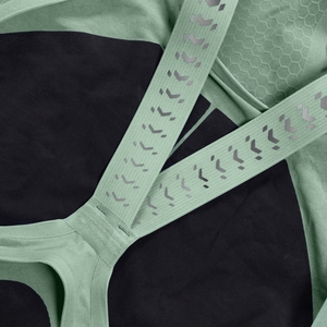 Damen Fastskin LZR Pure Intent 2.0 Kneeskin mit offenem Rücken Grün/Schwarz