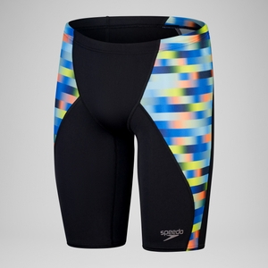 Men's Club Training Allover Digital V-Cut Jammer Blue/Yellow