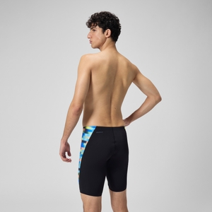 Men's Club Training Allover Digital V-Cut Jammer Blue/Yellow