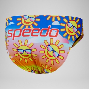 Men's Escape 5cm Brief Yellow/Blue