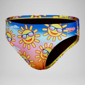 Men's Escape 5cm Brief Yellow/Blue