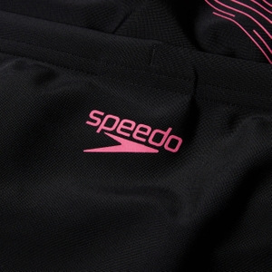 Mädchen Medley Bikini mit Logo Schwarz/Pink