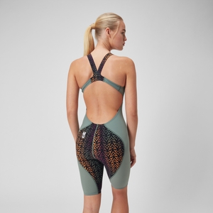 Damen Fastskin LZR Ignite Kneeskin Grün/Schwarz