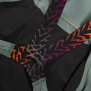 Damen Fastskin LZR Ignite Kneeskin Grün/Schwarz