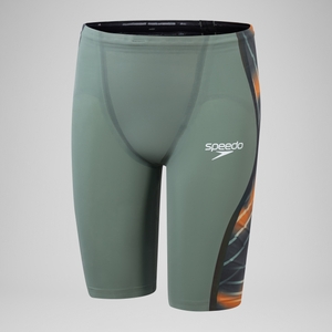 Herren Fastskin LZR Pure Intent 2.0 Schwimmhose mit hohem Bund Grün/Orange