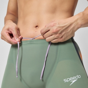 Herren Fastskin LZR Pure Intent 2.0 Schwimmhose mit hohem Bund Grün/Orange