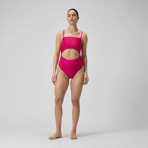 Women's Cut Out Swimsuit Purple