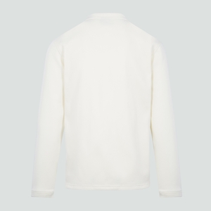 Junior Unisex Classic Long Sleeve Cricket Jumper White