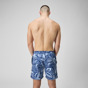 Short de bain Hommes Printed Leisure 18 pouces pour Hommes Bleu céruléen