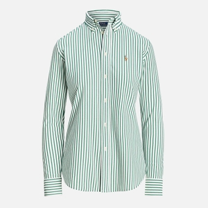 Polo ralph lauren green striped shirt outlet