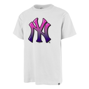 New York Yankees '47 Backer ECHO Tee - White Wash