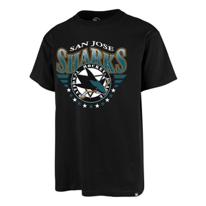 San Jose Sharks '47 ECHO Tee - Jet Black