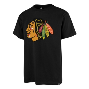 Chicago Blackhawks '47 Imprint ECHO Tee - Jet Black