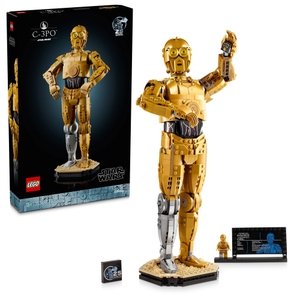 LEGO Star Wars C-3PO Character, Figure Set for Adults 75398 Toys
