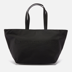 【Alexander Wang】Punch ベージュ レザートートバッグ Alexander Wang Punch logo-embossed Leather Tote Bag | Black