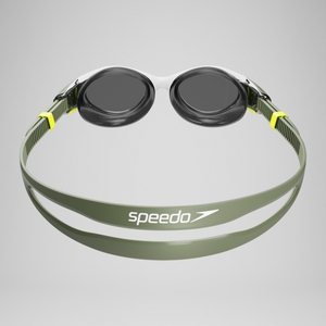Damen Polarisierte Biofuse 2.0 Schwimmbrille Landgrün/Hypergelb/Weiß