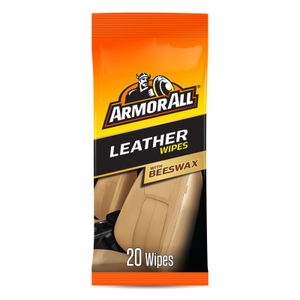 Armor All Leather Car Cleaning Wipes - Pack of 20