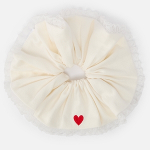 Sister Jane Lucky Cotton-Blend Twill Scrunchie