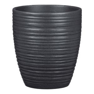 Scheurich Graphite Stone Ceramic Orchid Cover Pot - 14 cm