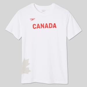 Canada Team Unisex Short Sleeve Crewneck Tee - White | Size 2XL