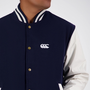 ADULT CCC LETTERMAN JACKET NAVY & WHITE
