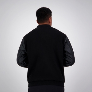 ADULT CCC LETTERMAN JACKET BLACK
