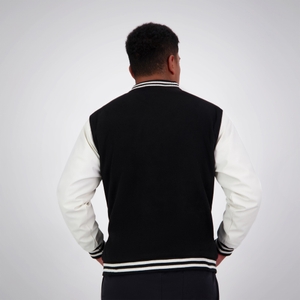 ADULT CCC LETTERMAN JACKET BLACK & WHITE