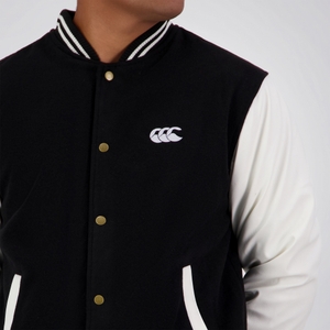 ADULT CCC LETTERMAN JACKET BLACK & WHITE