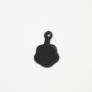 Unisex Leather Fleurette Black - One Size