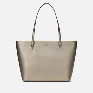 Lauren Ralph Lauren Karly Leather Medium Shopper Tote Bag