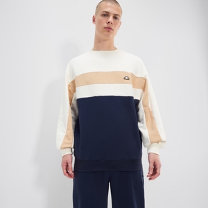 Sweatshirt Andora für Herren Cremeweiß/Marineblau