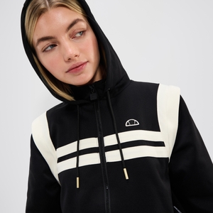 Women's Perna Cropped Track Top Black/Off White